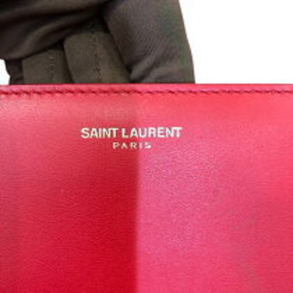 Saint Laurent Universit Shoulder Bag Red Calfskin - Picture 5 of 11